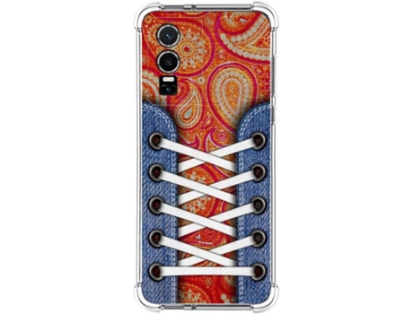 Carcasa para Vivo Y76 5G TUMUNDOSMARTPHONE Dibujos Antigolpes Zapatillas 10 Multicolor
