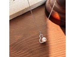 (oro Blanco) Plata De Ley S925, Calabaza De Perla De Agua Dulce Natural, Estilo Retro Chino, Sensación De Alta Gama Para Tu Año Zodiacal.