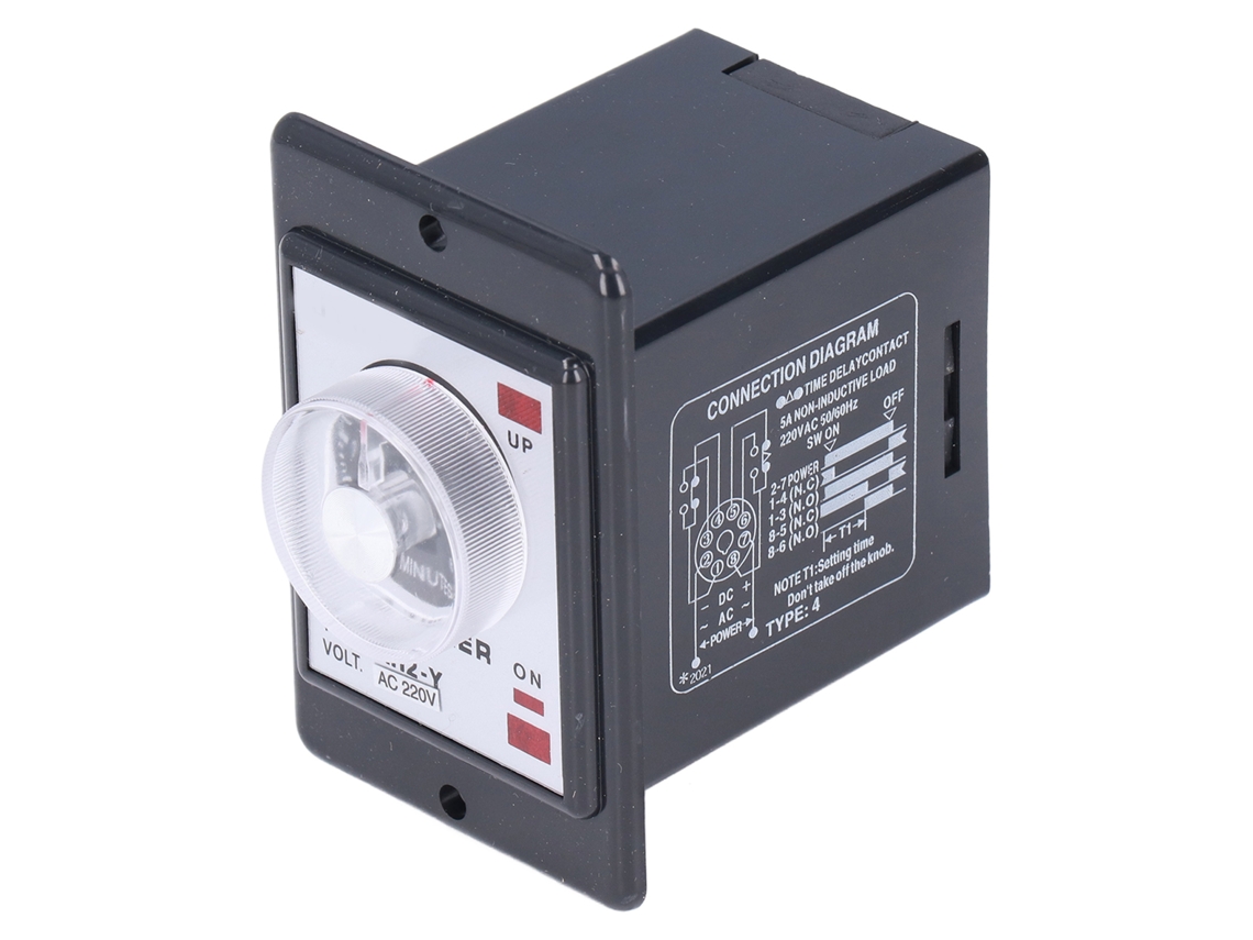 2026dz-relé De Tiempo 8 Pines 220vac Controlador De Tiempo Con Circuito Preciso Y Carcasa Gruesa 6m