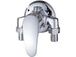 Grifo De Ducha De Brass Con Palanca Singla Montado En Pared Para Agua Fría Y Caliente Cromado Para Baño