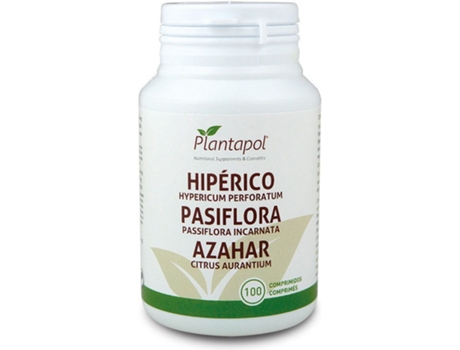 Complemento Alimentar PLANTA POL Hiperico Pasiflora Azahar 500 Mg