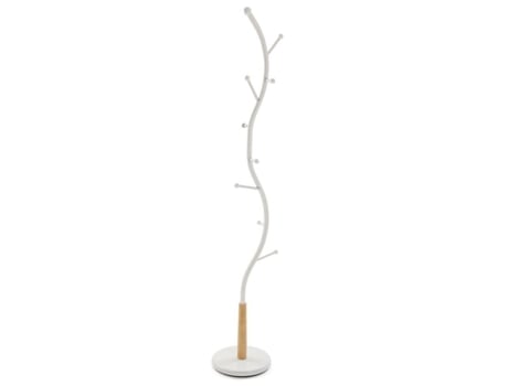 Perchero de Pie Estilo Arbol con 9 Perchas 179x32x32 cm Madera y Metal TIENDA EURASIA