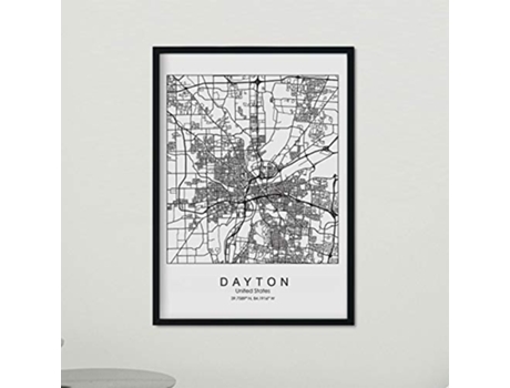 Poster NACNIC Mapa de Dayton (A3)
