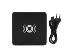 Cargador Usb-c Pd75w Qc3.0 Con 5 Puertos Y Carga Inalámbrica, Concentrador De Carga Para Teléfono Móvil, Tableta, Portátil, Enchufe Europeo.