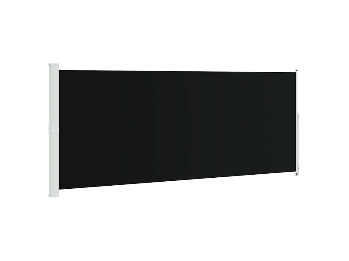 Maison Exclusive - Toldo Lateral Retráctil Para Patio Negro 200x500 Cm