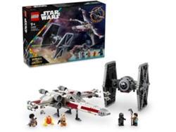 LEGO Star Wars: Combinação de TIE Fighter e X-Wing – Brinquedo com starfighters para construir (1063 peças)