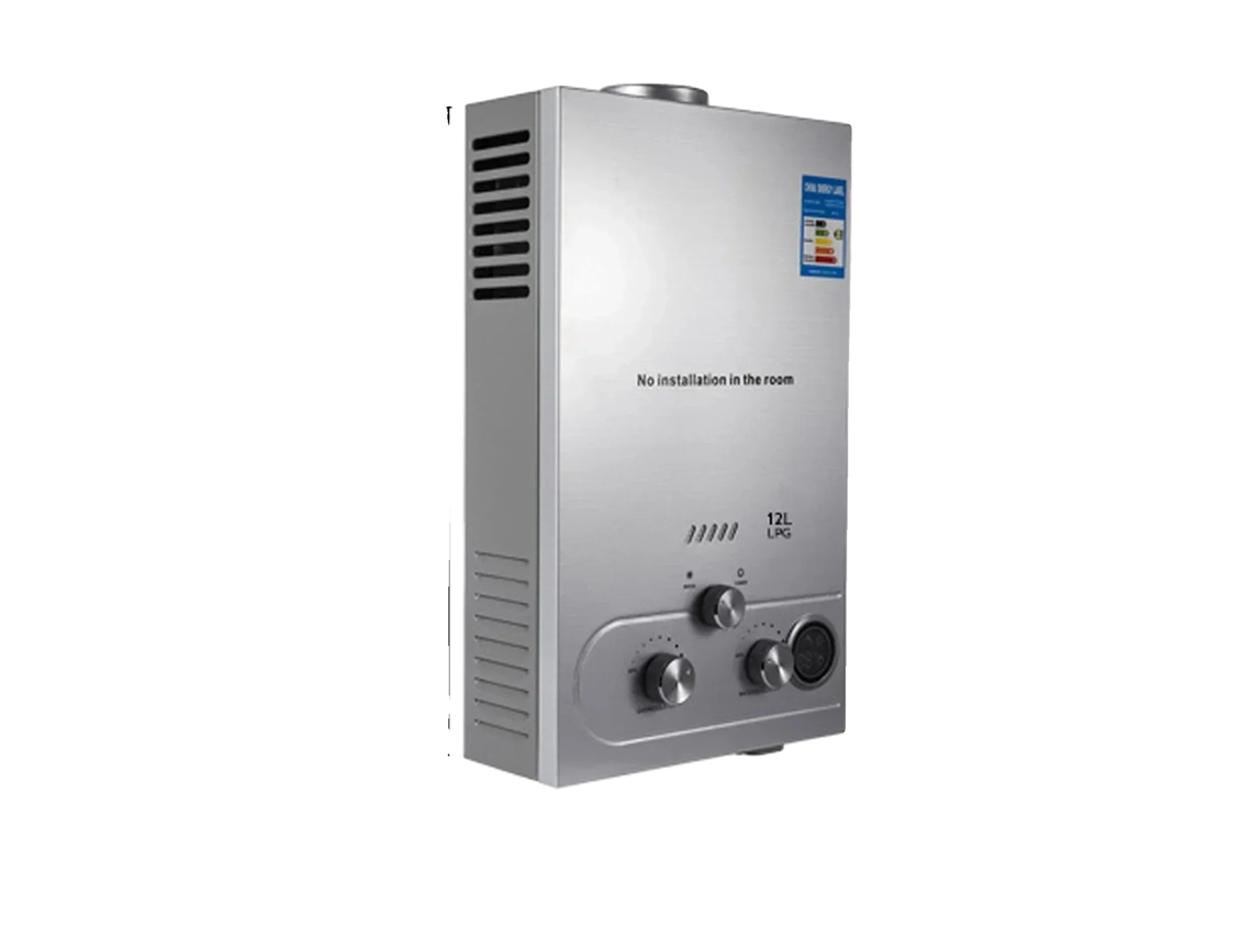 Calentador de agua a gas GLP, suministro instantáneo de agua caliente, diseño duradero de acero inoxidable, 16 L OEM
