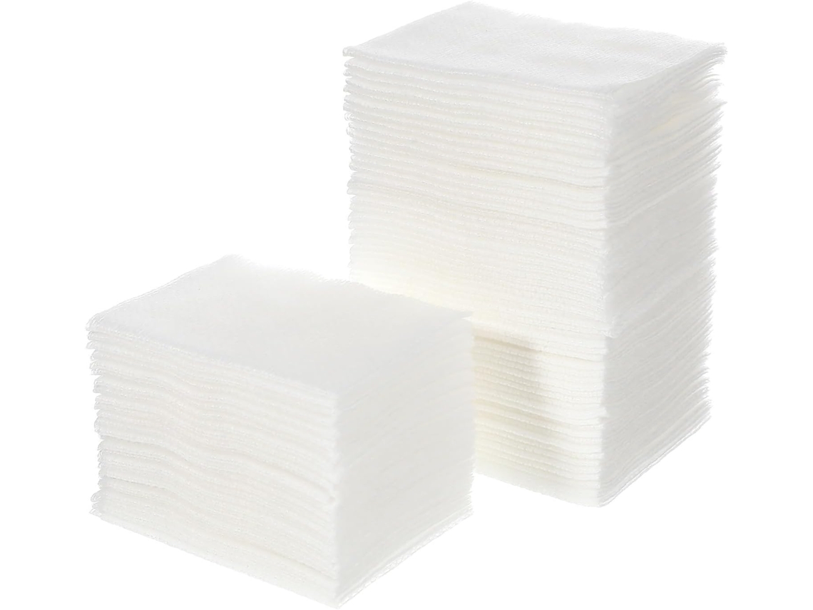 Lot De 2 Packs Disques Coton Démaquillants Blancos, 400 Pièces, Grosse Capacité, Suave Sans Peluches