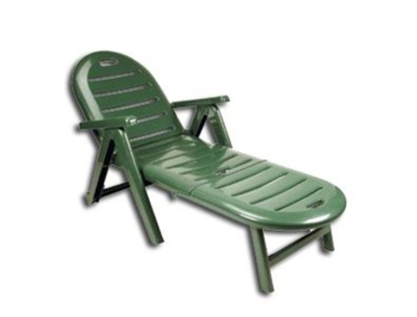 Playa finstock tumbona caiman 84x74x19 cm sin cojin verde 42811