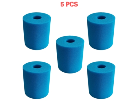 Cartucho de esponja de espuma para filtro de piscina, lavable y reutilizable, repuesto de limpieza tipo H Intex 202, 10 unidades