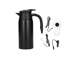 Hervidor Eléctrico De Acero Inoxidable De 800 Ml Para Coche, 12/24 V, Con Base Aislante Automática.
