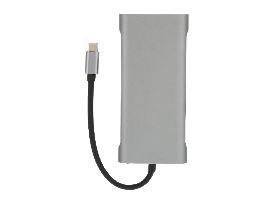 Base De Expansión 11 En 1 Tipo-c Con 4 Puertos Usb 3.0 Y Resolución Vga 1080p.