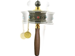 Rueda De Oración | Rotación Silenciosa Ergonómica Para Meditación - Manual Tibetano, Para El Hogar