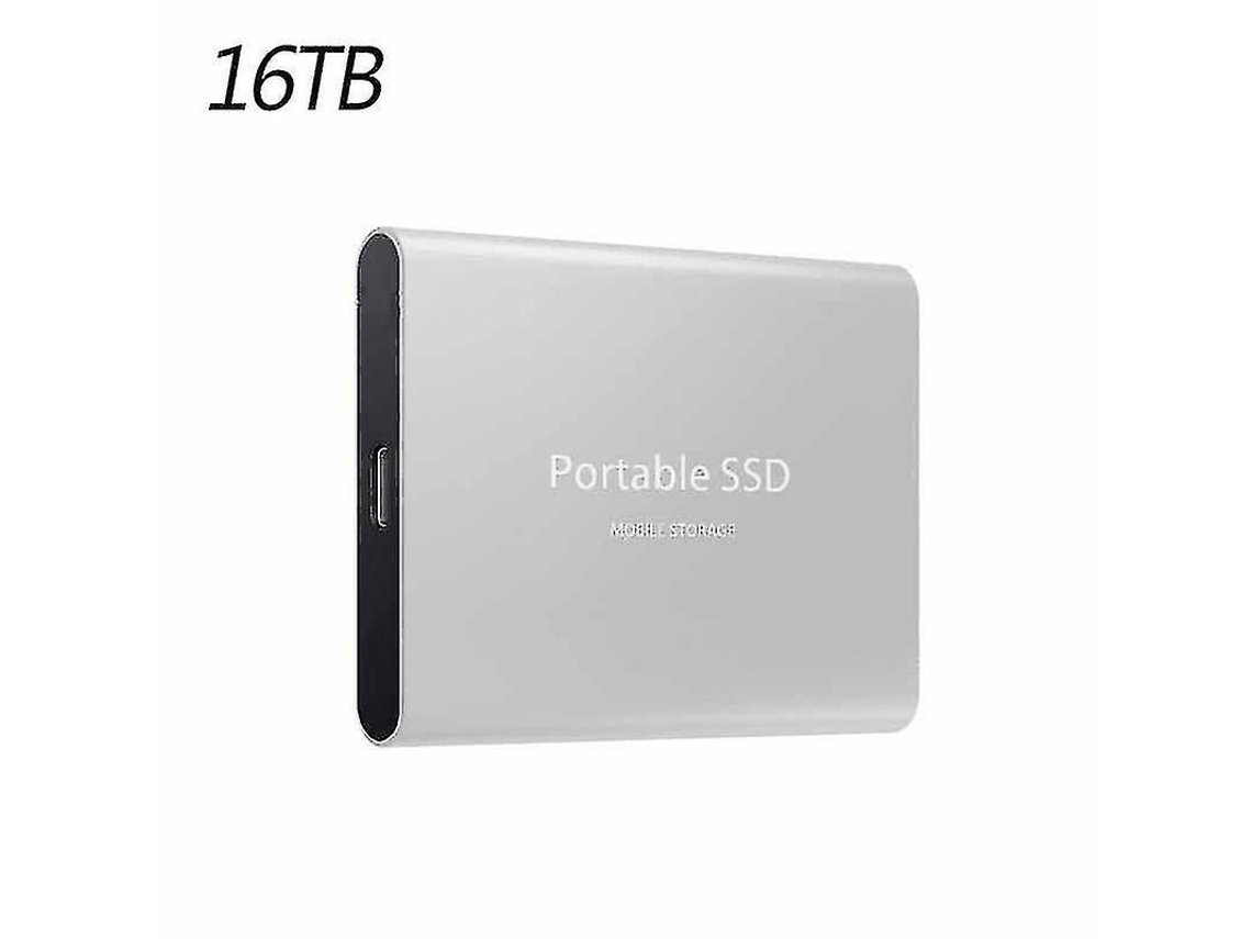 Disco Ssd Externo Portátil De 128 Tb, 64 Tb, 30 Tb, 2 Tb Y 500 Gb, 2,5 Pulgadas, 500 Mbps Para Portátiles Y Teléfonos Móviles - Plateado