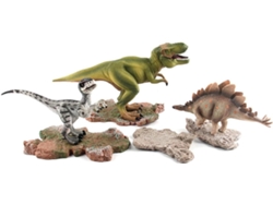 Soporte Exhibición Verde Pvc Sólido Acabado Impecable Decoración Delicada Elegante Exhibir Modelos Dinosaurios