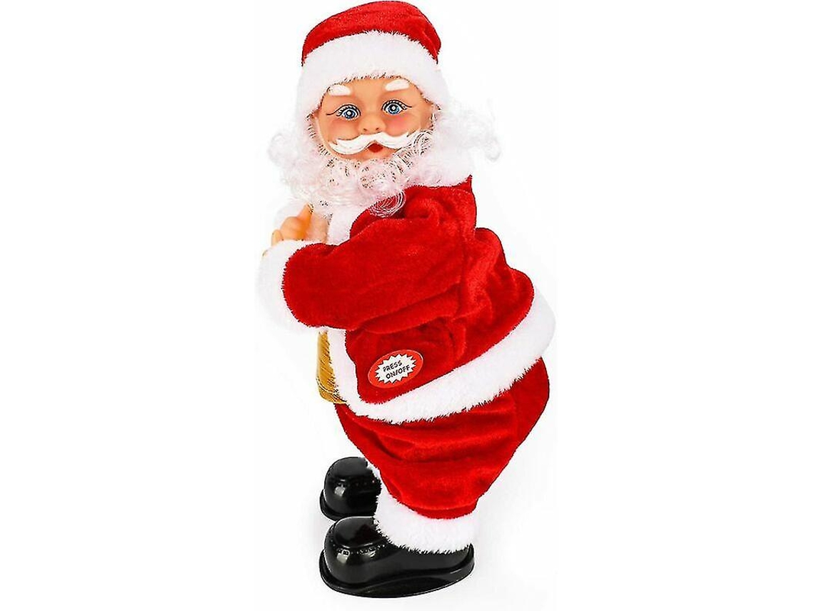 Omni-santa Claus Eléctrico Bailarín Y Cantante Con Música, Juguete Operado Por Pilas, Decoración Navideña