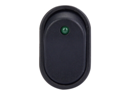 4 Interruptores Basculantes Para Embarcaciones Asw-20d De 12 V/20 A Con Luz Led Verde