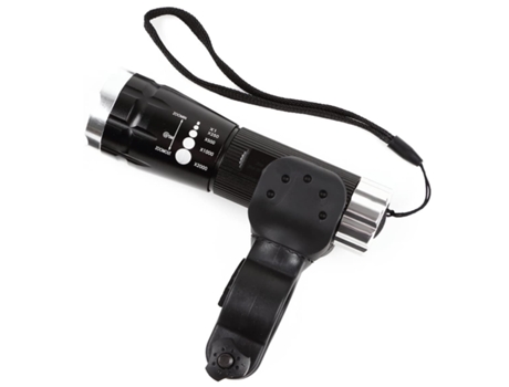 Luz de ciclismo [Brillo a 240 lúmenes / Se enciende durante 10 horas] ENZONS Estuche especial de PVC negro Estuche portadispositivo celular-Blanco ...
