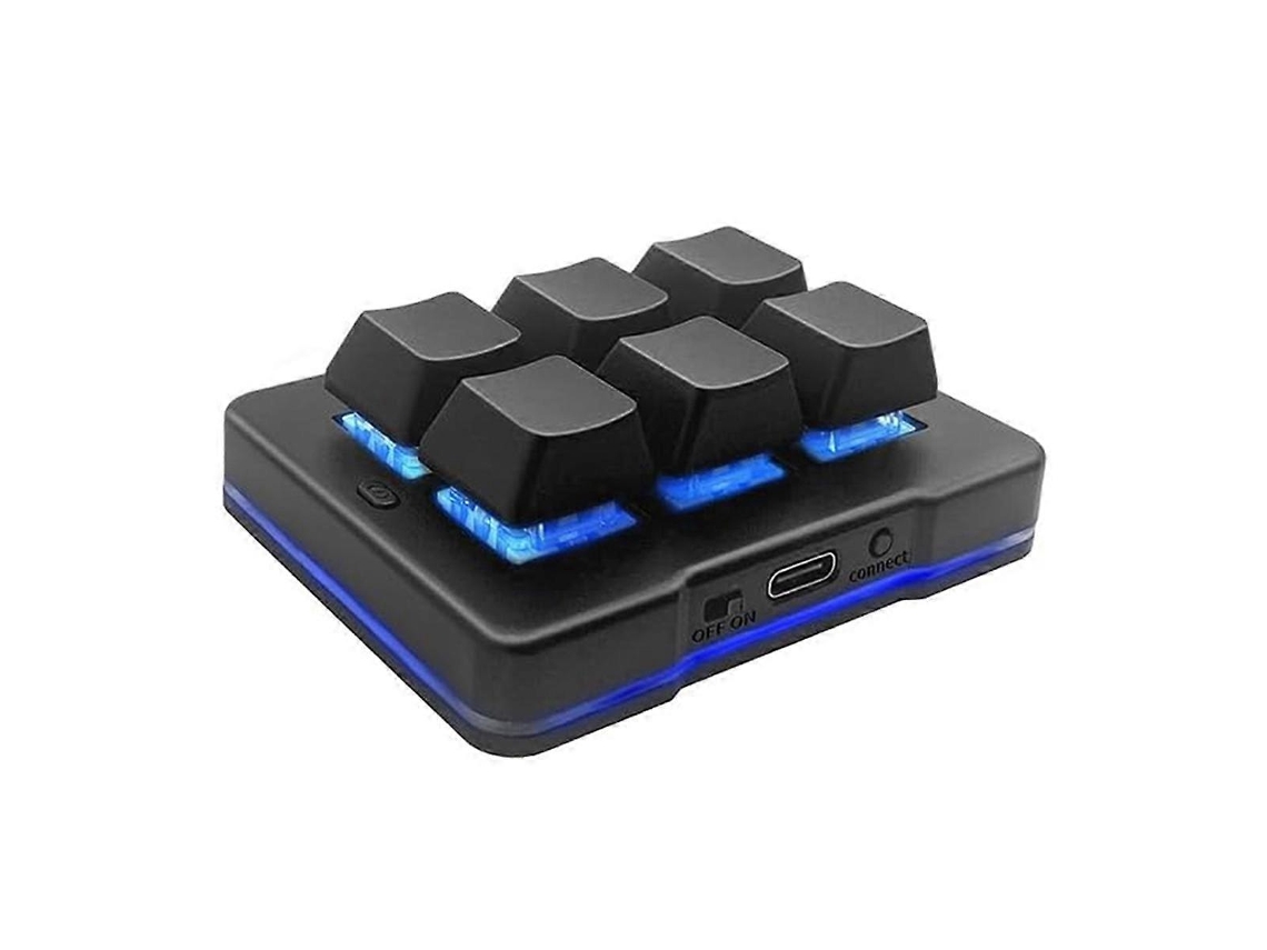 Teclado inalámbrico USB para juegos con miniteclado de 6 teclas Everley891