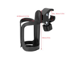 Portabotellas Para Bicicleta Con Rotación De 360 Grados, Ideal Para Bicicletas, Cochecitos De Bebé Y Sillas De Ruedas.