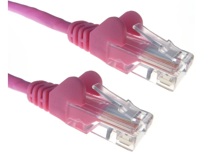 Cable de Red (RJ45 - 1 m - Rosa)