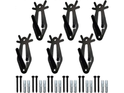 Rebe-soporte De Pared Para Calaveras De Ciervo 6pcs Para Colgar Cabezas De Ciervo, Antílopes Y Otras Calaveras Pequeñas