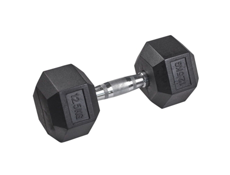 Mancuerna de goma hexagonal TANGA SPORTS