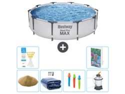 Bestway Piscina Bestway Steel Pro Max Redonda - 305x76 Cm - 7-peças S36