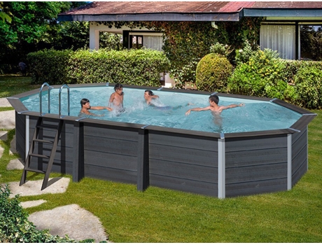 Piscina de Acero GRE Composite (664x386x124 cm)