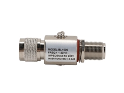 Protector contra sobretensiones Mali Full Band 1 de 1,2 GHz con conector N macho a hembra.