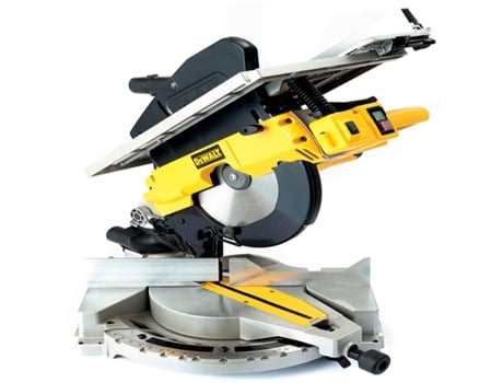 Sierra ingletadora giratoria mesa superior DeWalt 1600W - 305mm + XPS