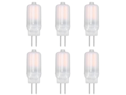 2026-6pcs Bombilla Led G4 12v 3w Luz Cálida 360° Iluminación Y Disipación De Calor Consumo Bajo Interfaz Estándar