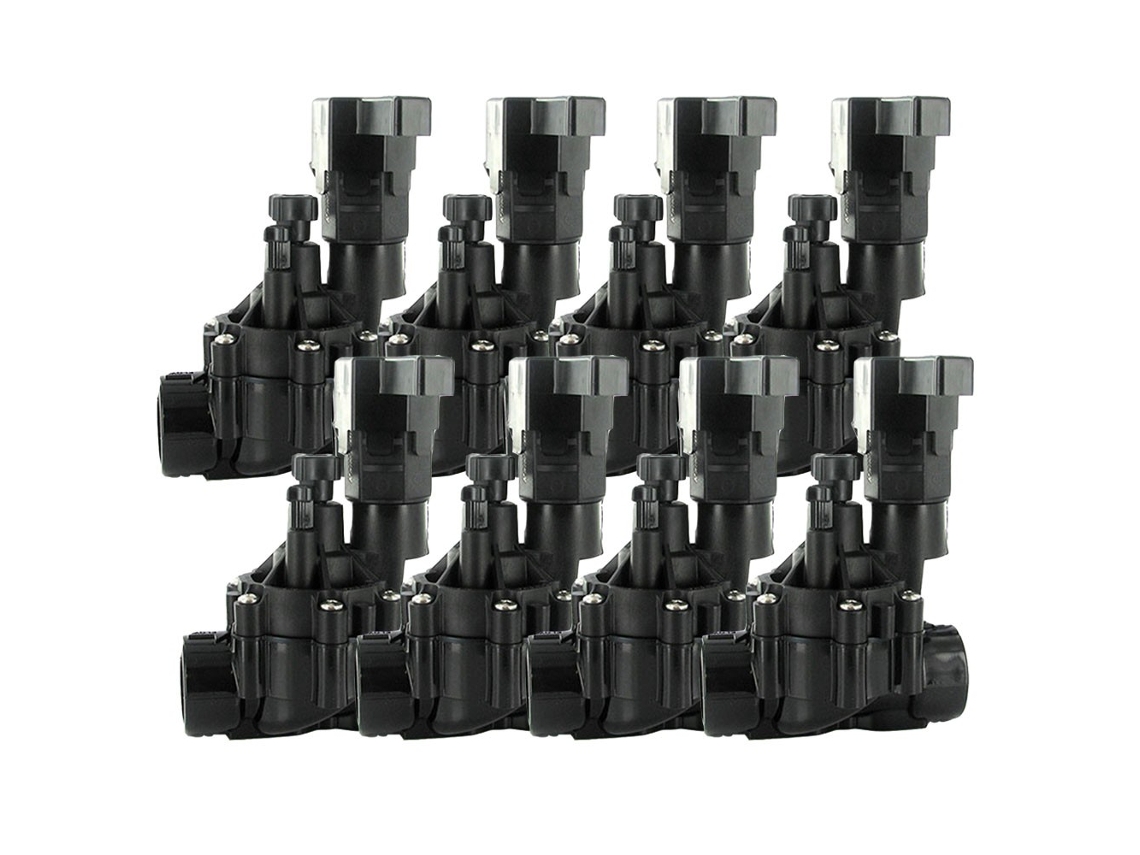 Electroválvula RAIN BIRD 100-DVF 9V con regulador de caudal (Pack x 8) Oferta exclusiva