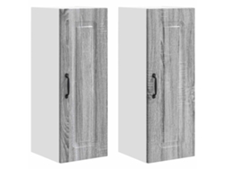 Conjunto de gabinetes de cocina Kalmar Sonoma Grey (2 piezas) 30x31x80 cm MAISON EXCLUSIVE