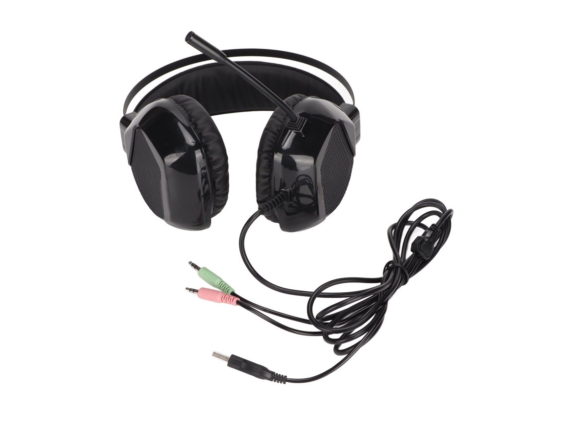 Auriculares Gaming 7.1 Sonido Envolvente Rgb Supraaurales Con Graves Profesionales Para Gaming