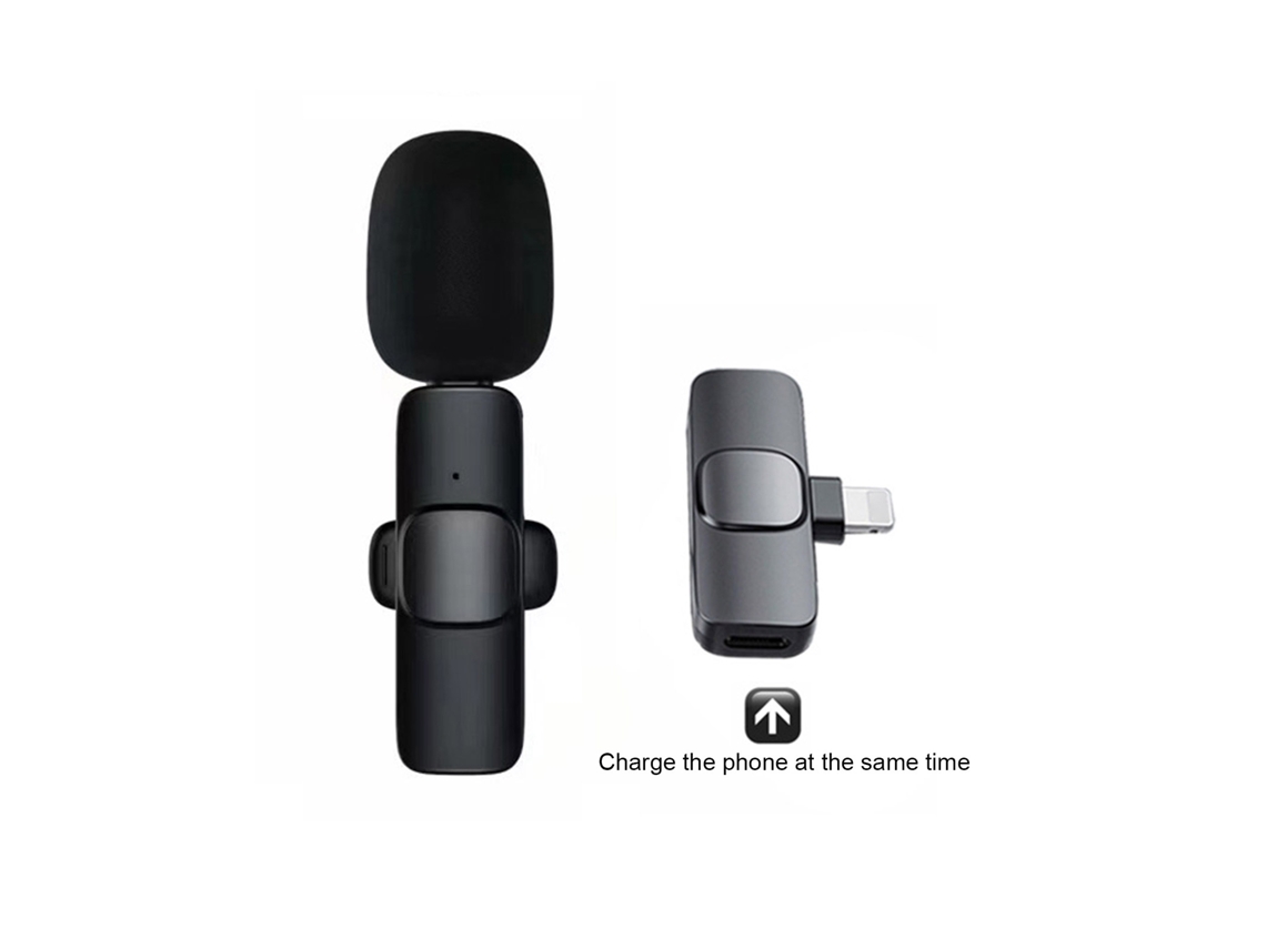 Micrófono Lavalier Inalámbrico (conexión Directa Apple Con Carga Inversa)