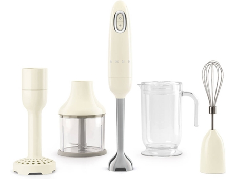 Batidora de Mano + Accesorios SMEG Anni 50 HBF22CREU (700 W - Crema)