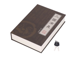 Caja Fuerte Con Forma De Libro, Con Cerradura Y Llave, Para Guardar Dinero, Joyas Y Cartas - Romance De Los Tres Reinos