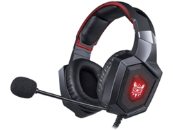 Auriculares Gaming BRO K8Red-Hs (On Ear - Rojo)