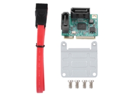 Tarjeta De Expansión Sata3 Tarjeta Mini Pci-e Tarjeta Mini Pcie Adaptador De 2 Puertos