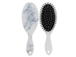 Peine Antiestático Profesional Con Masajeador Jaspeado Para Cabello Rizado O Liso.