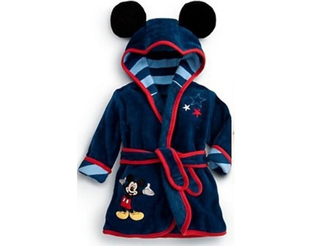2026-bata De Felpa Con Capucha Para Niños Niñas Ropa De Dormir Cálida Pijama Suave Noche Invierno Talla 1-6 Años