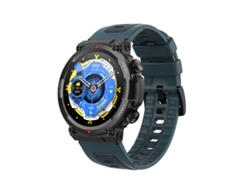 Monitoreo de frecuencia cardíaca, oxígeno en sangre y sueño, llamadas Bluetooth, reloj inteligente impermeable para exteriores (azul)