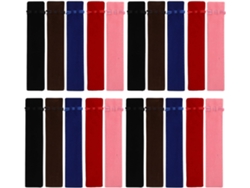 Estuche Para Lápices Solustre De Terciopelo Con Cordón, 17,5 X 3,5 Cm. Estuche Suave Para Lápices, Para La Escuela, La