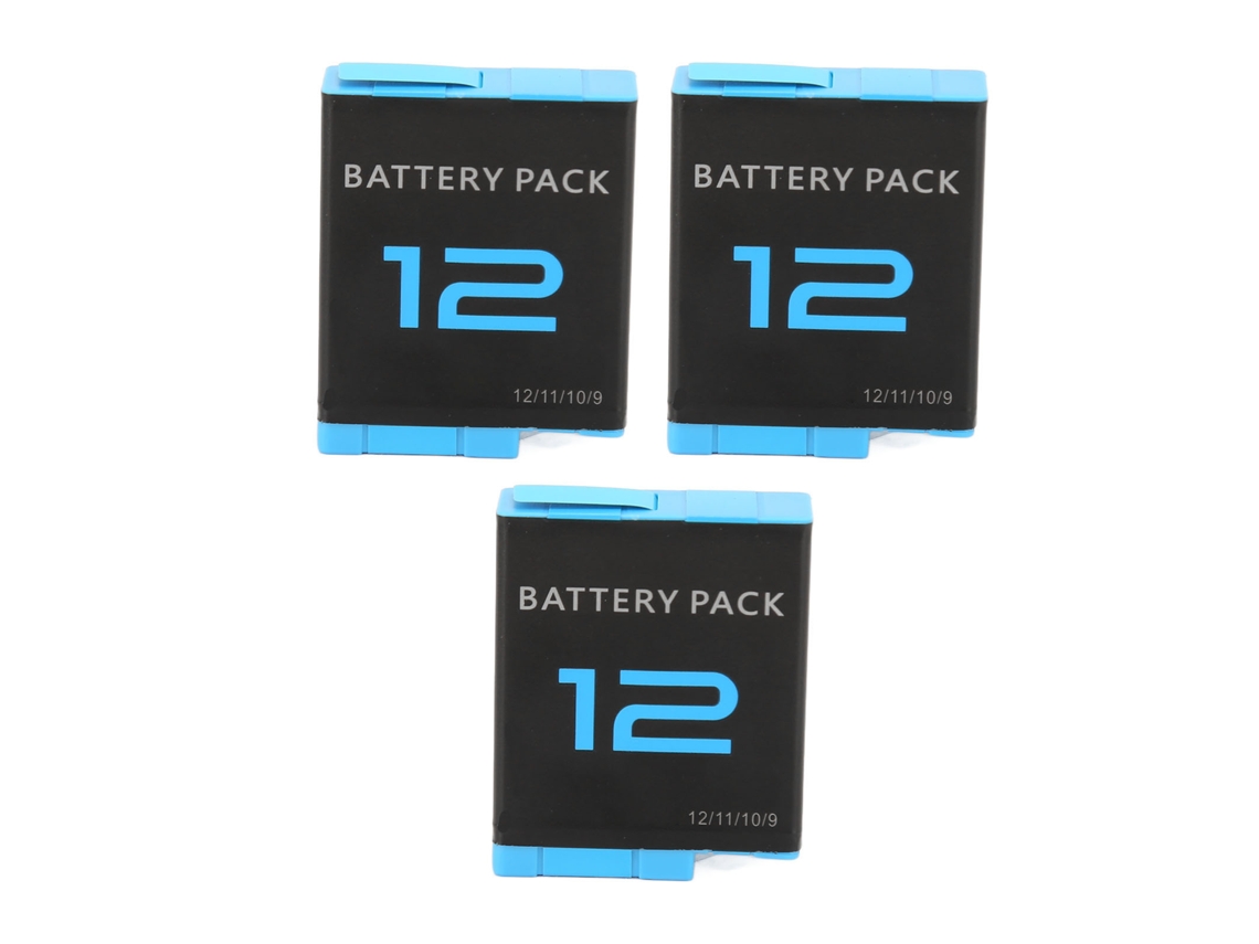 Baterías Recargables De Iones De Litio De 1800 Mah De Repuesto Para Accesorios De Cámaras De Acción Ahdbt 901