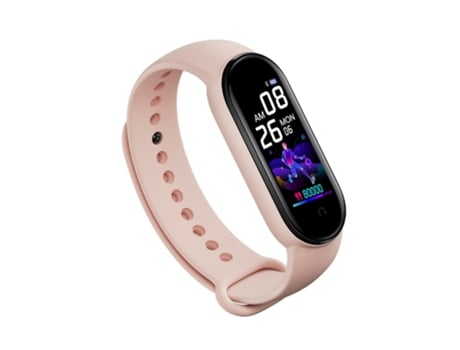 EKO Connected Bracelet 4.0 Fire Edition Impermeable IP67 de silicona Rosa dorado