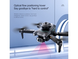 Mini Drone con cámara 4K HD Evitación de obstáculos de 360 (Cámara única - Duración de la batería: 15 min - Negro) YIZHOOD
