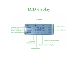 Cargador inteligente Liitokala Lii 500 (modelo 2026) con 4 ranuras para baterías de 3,7 V Li-ion/1,2 V Ni-MH, pantalla LCD y adaptadores para Reino Unido, UE y EE. UU.