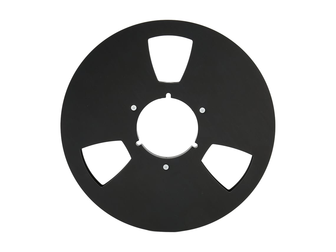 Rollo De Cinta Vacío De 10 Pulgadas Para Ampex Grand Master 456, Cinta De Acero Y Aluminio De 1/4 De Pulgada.