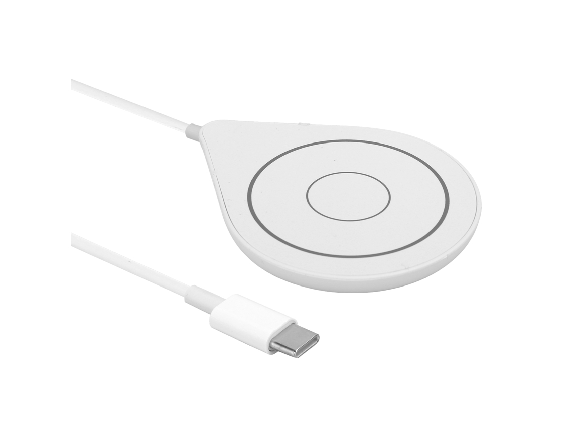 Cargador Magnético Inalámbrico Rápido T15 Para Ios 12, Base De Carga Portátil Blanca